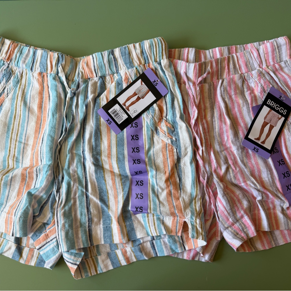 Briggs New York Striped Women's Shorts - Multicolor